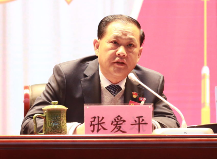 张爱平同志宣读中共开云线上平台,开云（中国）第一届党委成员分工及纪委成员分工